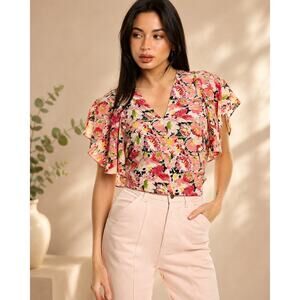 $973 Stella McCartney | Floral Silk Crêpe Blouse